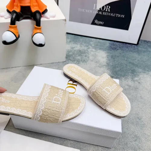 Replica Christian Dior Slippers For Women #1453666 $80.00 USD for Wholesale