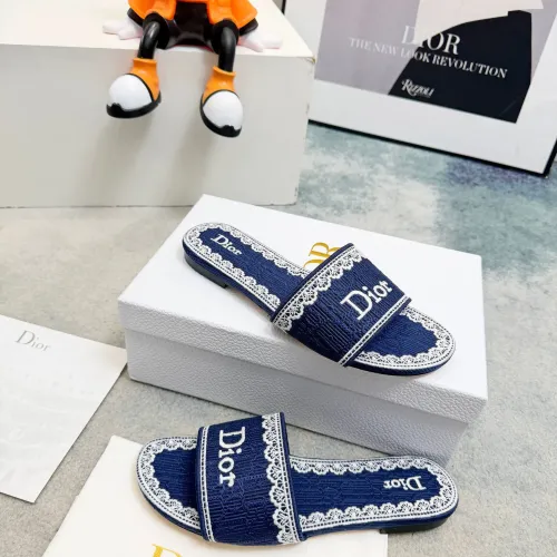 Replica Christian Dior Slippers For Women #1453668 $80.00 USD for Wholesale