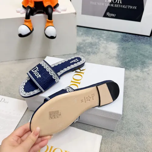 Replica Christian Dior Slippers For Women #1453668 $80.00 USD for Wholesale