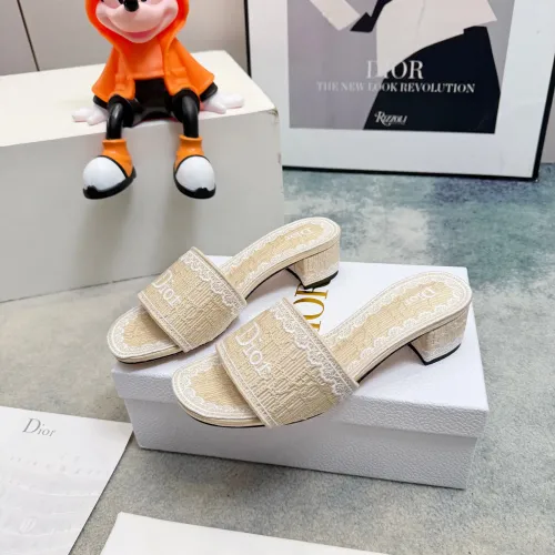 Wholesale Christian Dior Slippers For Women #1453679 $85.00 USD, Wholesale Quality Replica Christian Dior Slippers