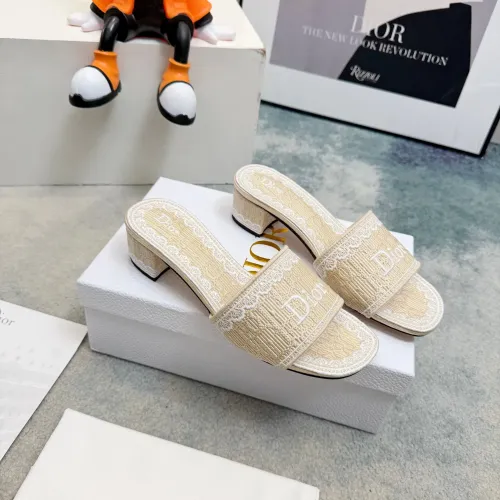 Replica Christian Dior Slippers For Women #1453679 $85.00 USD for Wholesale