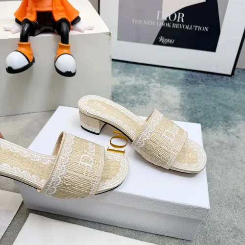 Replica Christian Dior Slippers For Women #1453679 $85.00 USD for Wholesale