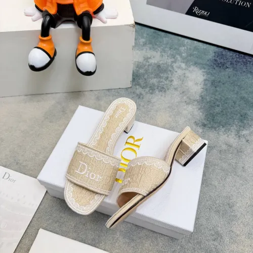 Replica Christian Dior Slippers For Women #1453679 $85.00 USD for Wholesale