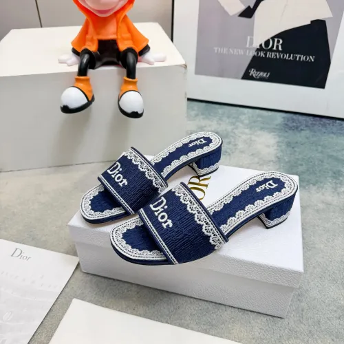 Wholesale Christian Dior Slippers For Women #1453680 $85.00 USD, Wholesale Quality Replica Christian Dior Slippers