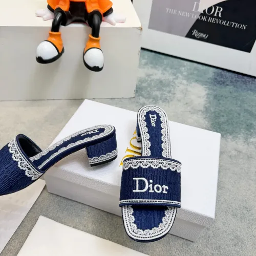 Replica Christian Dior Slippers For Women #1453680 $85.00 USD for Wholesale