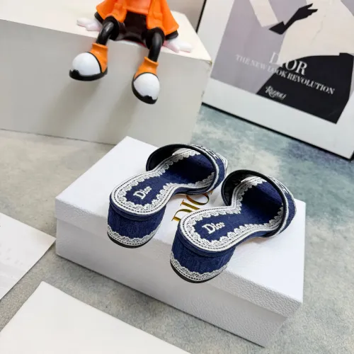 Replica Christian Dior Slippers For Women #1453680 $85.00 USD for Wholesale