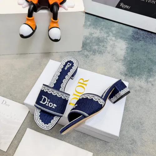 Replica Christian Dior Slippers For Women #1453680 $85.00 USD for Wholesale