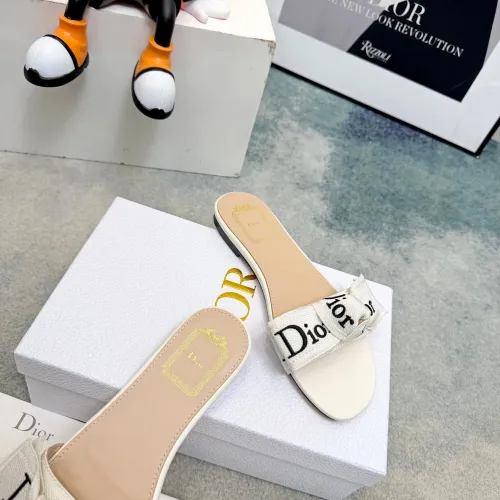 Replica Christian Dior Slippers For Women #1453684 $82.00 USD for Wholesale