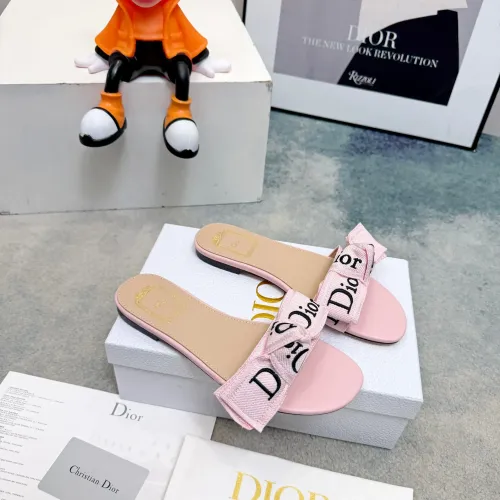 Replica Christian Dior Slippers For Women #1453685 $82.00 USD for Wholesale