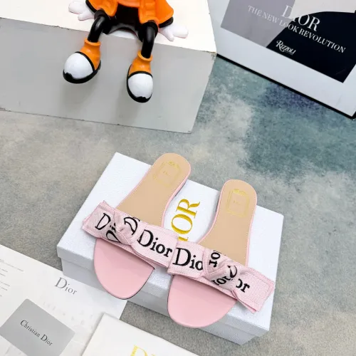 Replica Christian Dior Slippers For Women #1453685 $82.00 USD for Wholesale