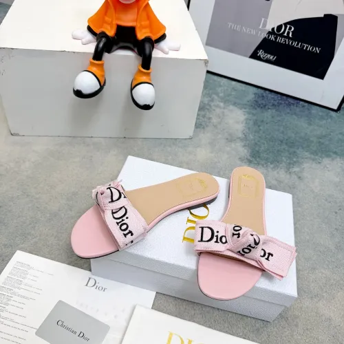 Replica Christian Dior Slippers For Women #1453685 $82.00 USD for Wholesale