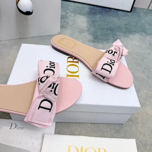Replica Christian Dior Slippers For Women #1453685 $82.00 USD for Wholesale