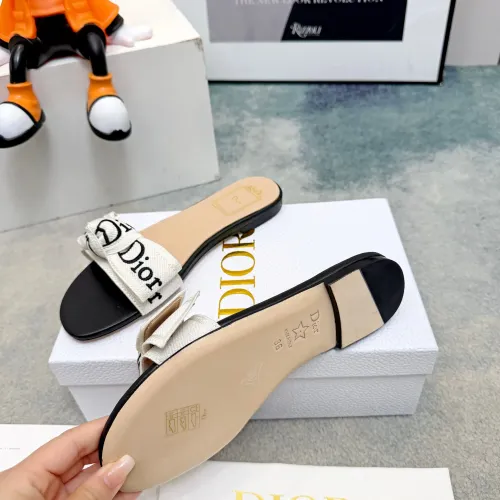 Replica Christian Dior Slippers For Women #1453688 $82.00 USD for Wholesale