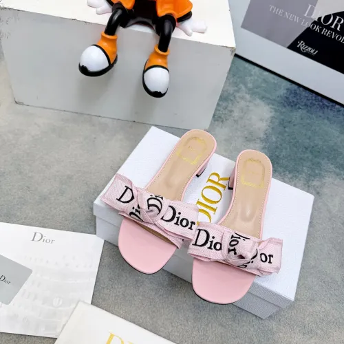 Replica Christian Dior Slippers For Women #1453690 $88.00 USD for Wholesale