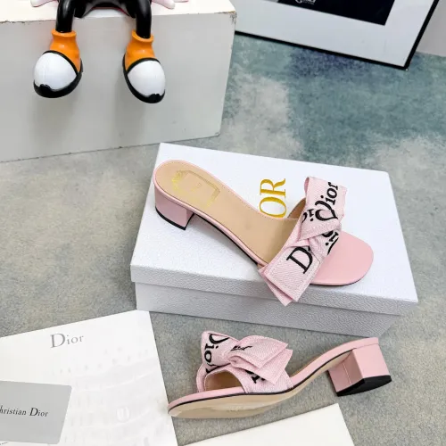 Replica Christian Dior Slippers For Women #1453690 $88.00 USD for Wholesale