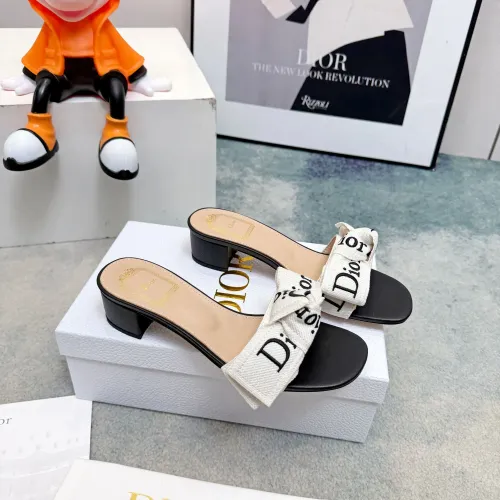 Replica Christian Dior Slippers For Women #1453691 $88.00 USD for Wholesale