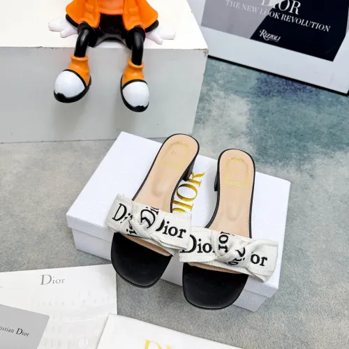Replica Christian Dior Slippers For Women #1453691 $88.00 USD for Wholesale