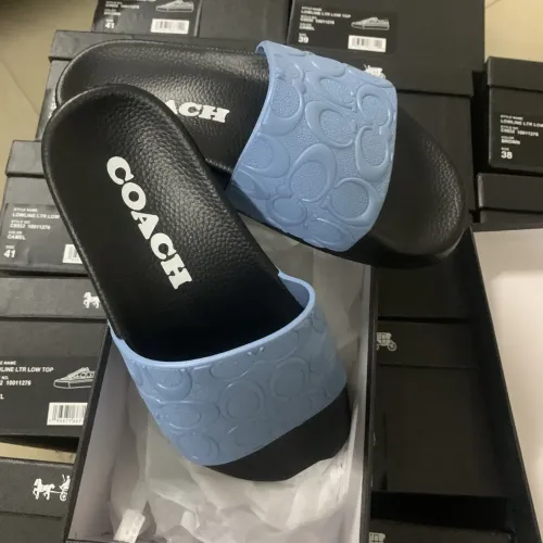 Replica Coach Slippers For Women #1453700 $52.00 USD for Wholesale
