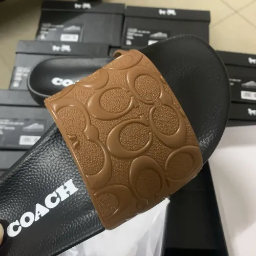 Replica Coach Slippers For Women #1453701 $52.00 USD for Wholesale