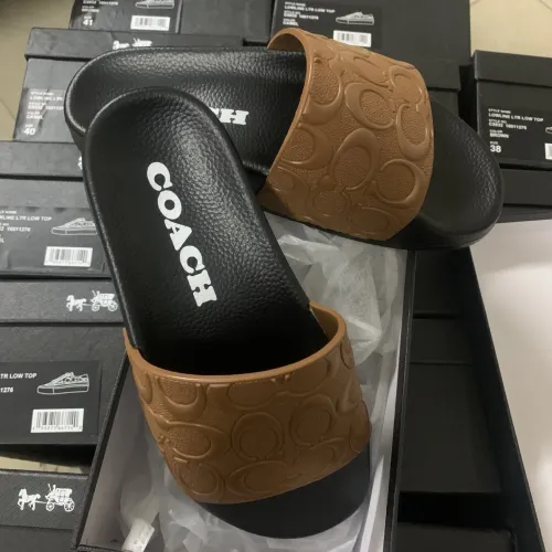 Replica Coach Slippers For Women #1453701 $52.00 USD for Wholesale