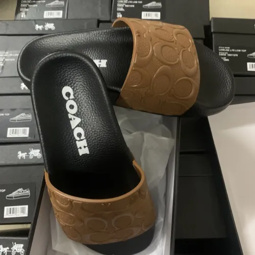Replica Coach Slippers For Women #1453701 $52.00 USD for Wholesale