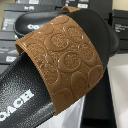 Replica Coach Slippers For Women #1453701 $52.00 USD for Wholesale