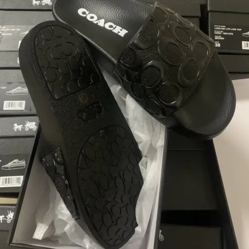 Replica Coach Slippers For Women #1453702 $52.00 USD for Wholesale