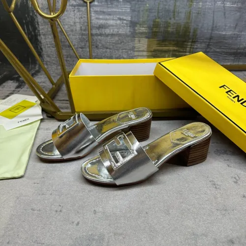 Wholesale Fendi Slippers For Women #1453703 $85.00 USD, Wholesale Quality Replica Fendi Slippers