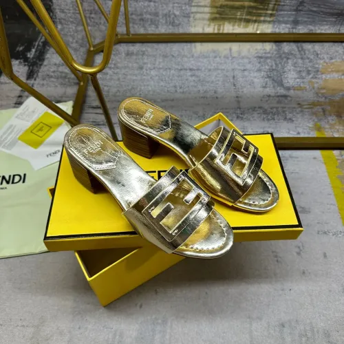 Replica Fendi Slippers For Women #1453704 $85.00 USD for Wholesale