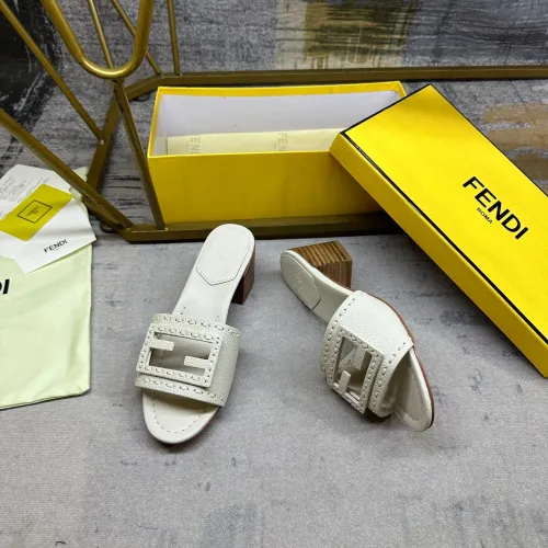 Replica Fendi Slippers For Women #1453705 $92.00 USD for Wholesale