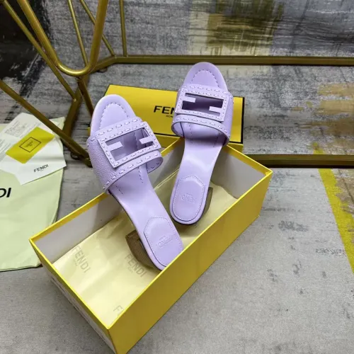 Replica Fendi Slippers For Women #1453707 $92.00 USD for Wholesale