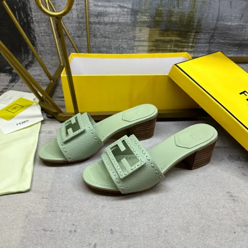 Wholesale Fendi Slippers For Women #1453708 $92.00 USD, Wholesale Quality Replica Fendi Slippers