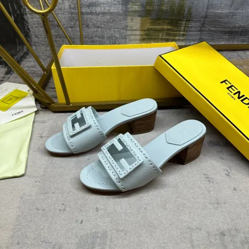 Wholesale Fendi Slippers For Women #1453709 $92.00 USD, Wholesale Quality Replica Fendi Slippers