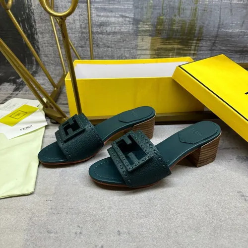 Wholesale Fendi Slippers For Women #1453711 $92.00 USD, Wholesale Quality Replica Fendi Slippers
