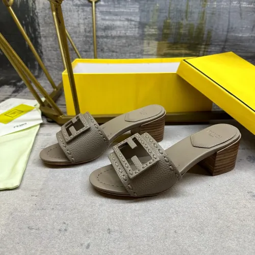 Wholesale Fendi Slippers For Women #1453712 $92.00 USD, Wholesale Quality Replica Fendi Slippers
