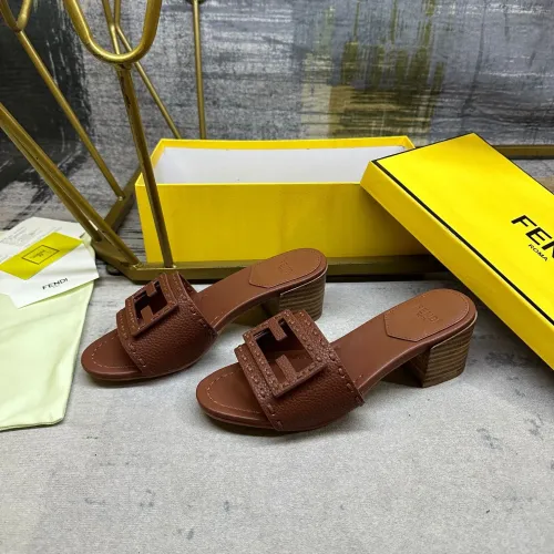 Wholesale Fendi Slippers For Women #1453713 $92.00 USD, Wholesale Quality Replica Fendi Slippers