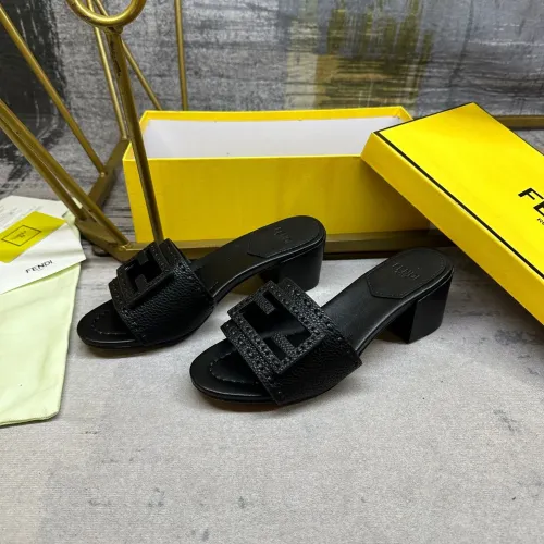 Wholesale Fendi Slippers For Women #1453715 $92.00 USD, Wholesale Quality Replica Fendi Slippers