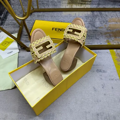 Replica Fendi Slippers For Women #1453716 $96.00 USD for Wholesale