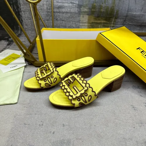 Wholesale Fendi Slippers For Women #1453717 $96.00 USD, Wholesale Quality Replica Fendi Slippers
