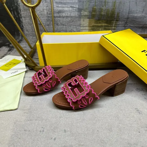 Wholesale Fendi Slippers For Women #1453719 $96.00 USD, Wholesale Quality Replica Fendi Slippers
