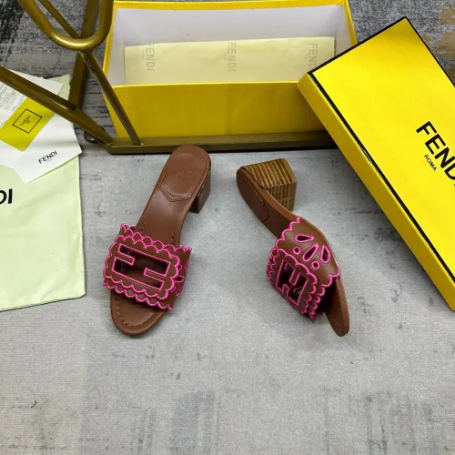 Replica Fendi Slippers For Women #1453719 $96.00 USD for Wholesale