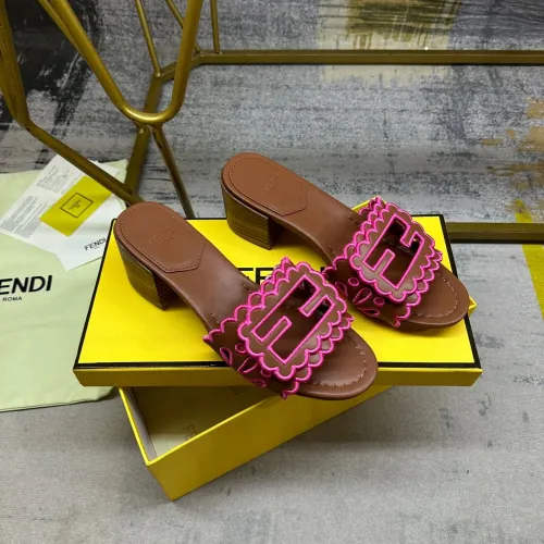 Replica Fendi Slippers For Women #1453719 $96.00 USD for Wholesale