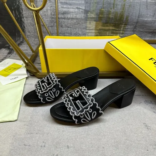 Wholesale Fendi Slippers For Women #1453721 $96.00 USD, Wholesale Quality Replica Fendi Slippers