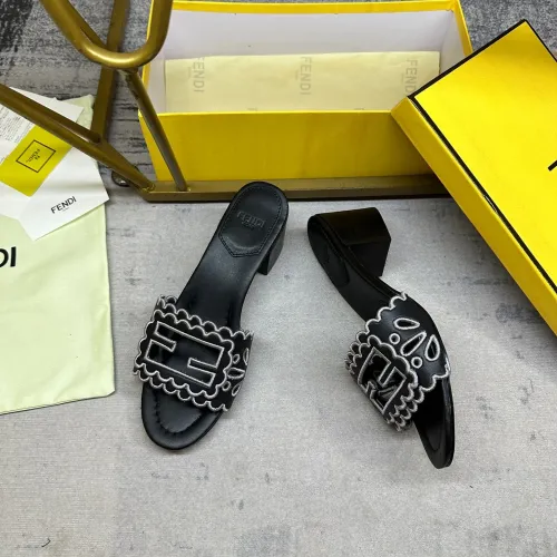 Replica Fendi Slippers For Women #1453721 $96.00 USD for Wholesale