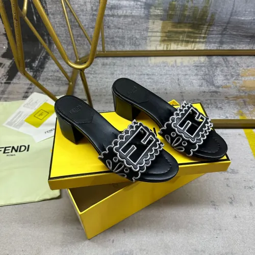 Replica Fendi Slippers For Women #1453721 $96.00 USD for Wholesale