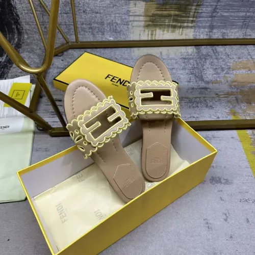 Replica Fendi Slippers For Women #1453722 $88.00 USD for Wholesale