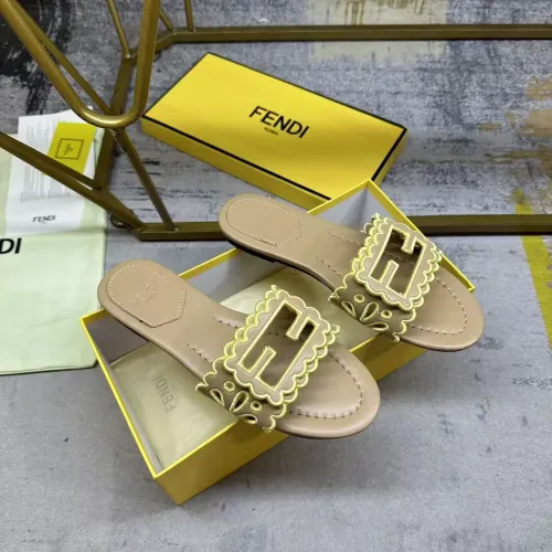 Replica Fendi Slippers For Women #1453722 $88.00 USD for Wholesale