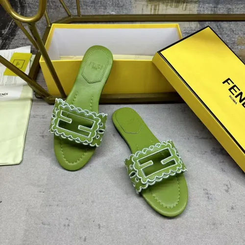 Replica Fendi Slippers For Women #1453724 $88.00 USD for Wholesale