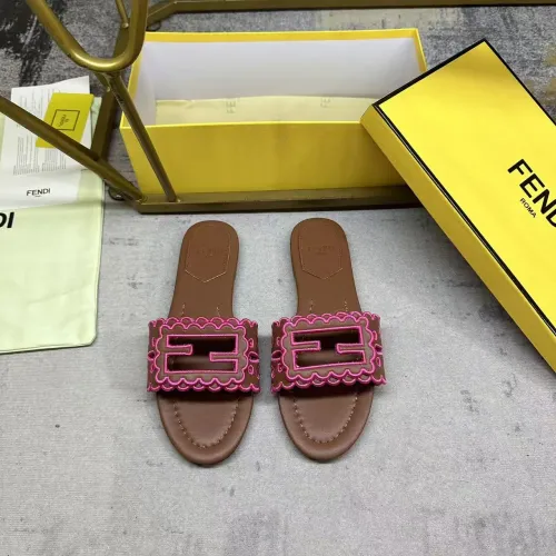 Replica Fendi Slippers For Women #1453725 $88.00 USD for Wholesale