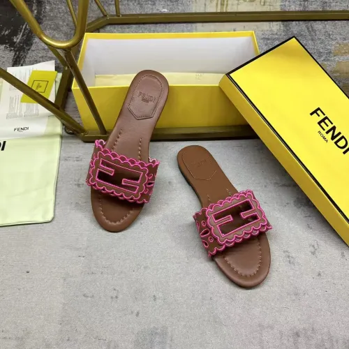 Replica Fendi Slippers For Women #1453725 $88.00 USD for Wholesale